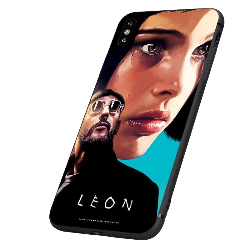 Черный чехол из ТПУ для iphone 5 5s se 6 6s 7 8 plus x 10 силиконовый XR XS 11 pro MAX leon