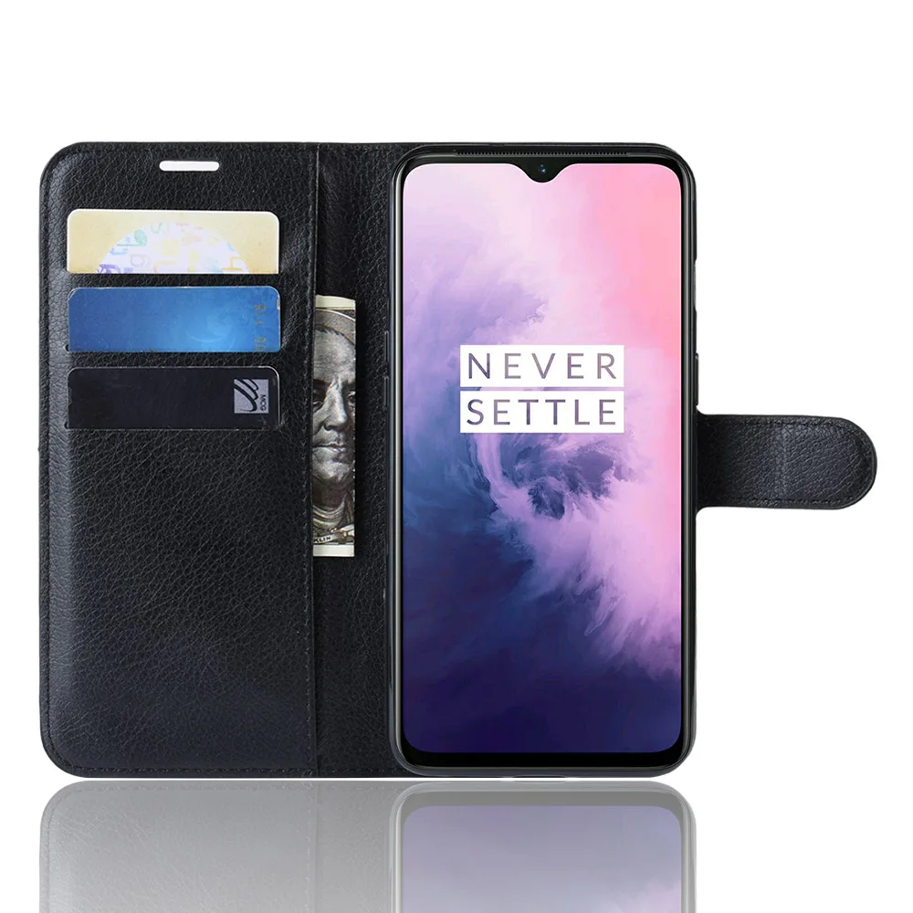 KONSMART Новый чехол для телефона Oneplus 7 Чехол из искусственной кожи с защелкой Pro