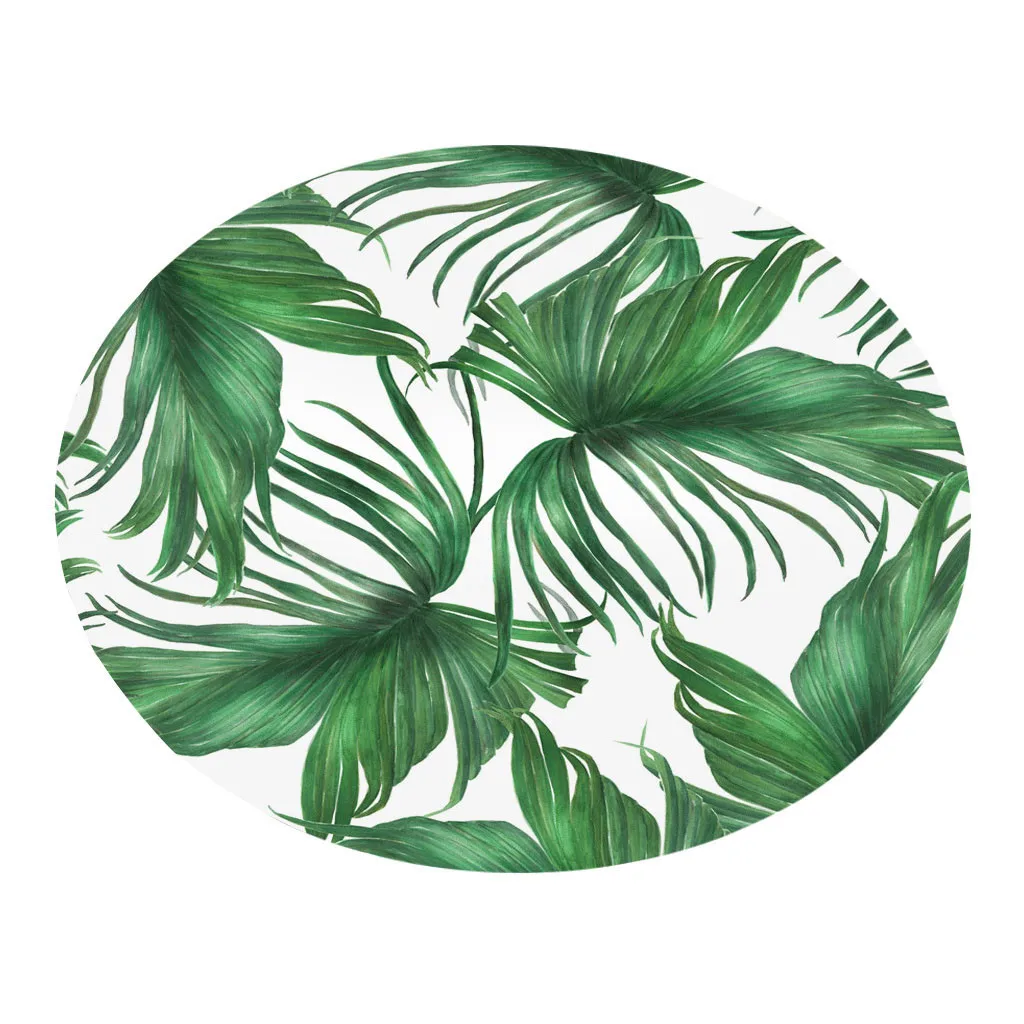 Botany Elements одеяло круглый ковер для ванной 55 см в диаметре круглый коврик для ванной фланелевый экологически чистый# Q30