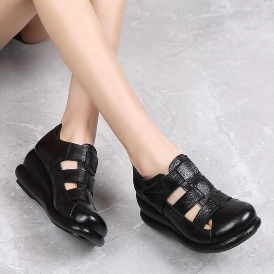 Красивая новая женская обувь на платформе женские сандалии-гладиаторы из