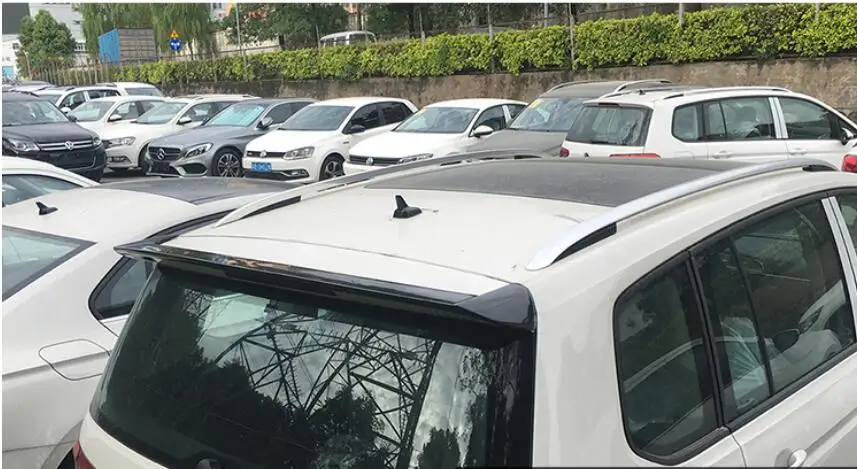 Карбоновое волокно заднее крыло заднего багажника спойлер для 16 17 18 Volkswagen Touran 2016