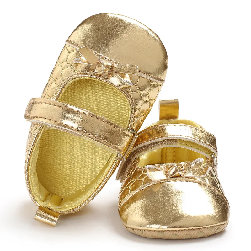 Весенне-Осенняя обувь для маленьких девочек из искусственной кожи с мягкой