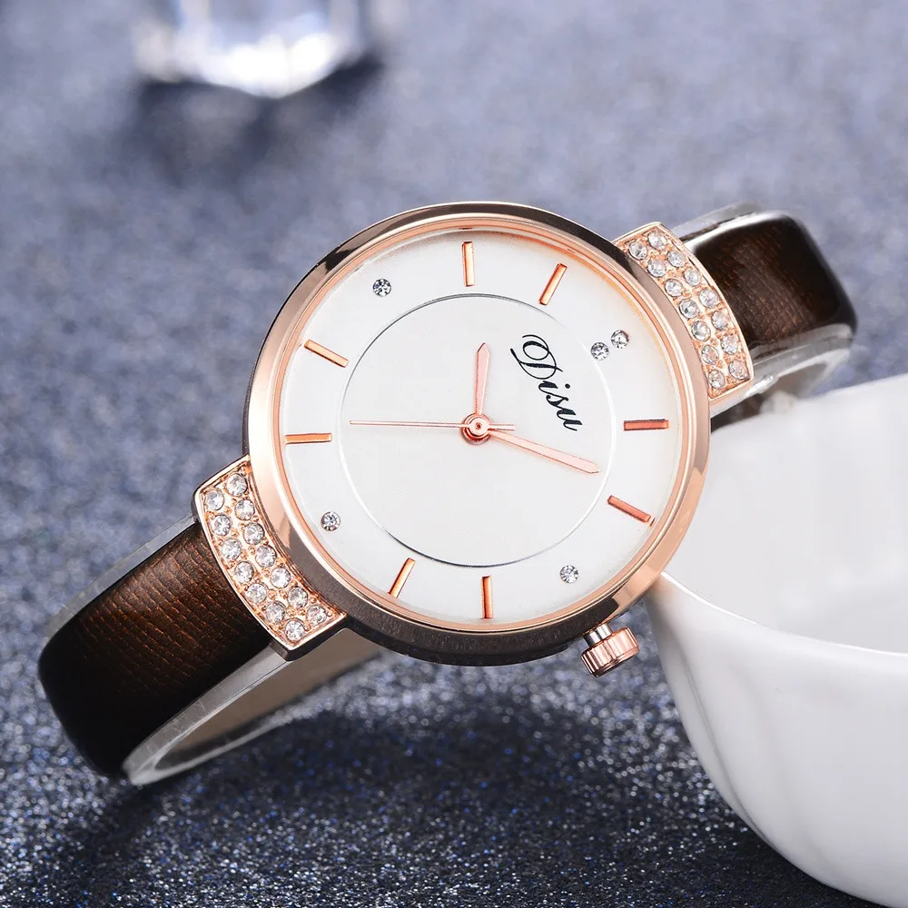 Женские Модные Роскошные наручные часы со стразами Ретро Стильные дизайнерские