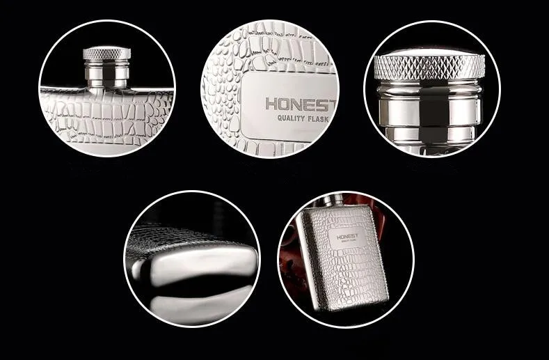 FX-6OZ, супер качество, нержавеющая сталь 304, фляга, набор, фляга для вина, фляга 6 унций, с подарочной коробкой и одной воронкой