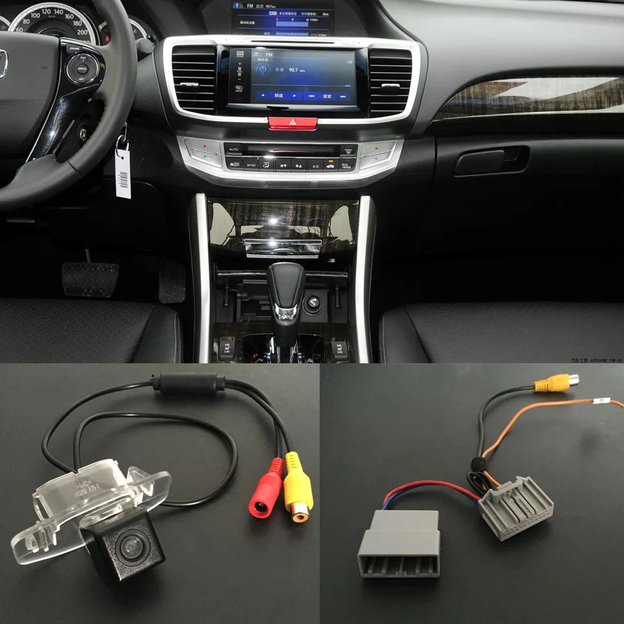Для Honda Accord 9 поколения 2.4L 2012 ~ 2015 RCA и оригинальный совместимый экран/комплекты