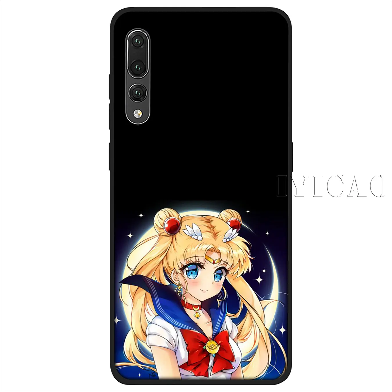Мягкий чехол IYICAO Sailor Moon Mercury для Huawei P30 P20 Pro P10 P9 P8 Lite Mini 2017 2016 2015 P smart Z 2019 |