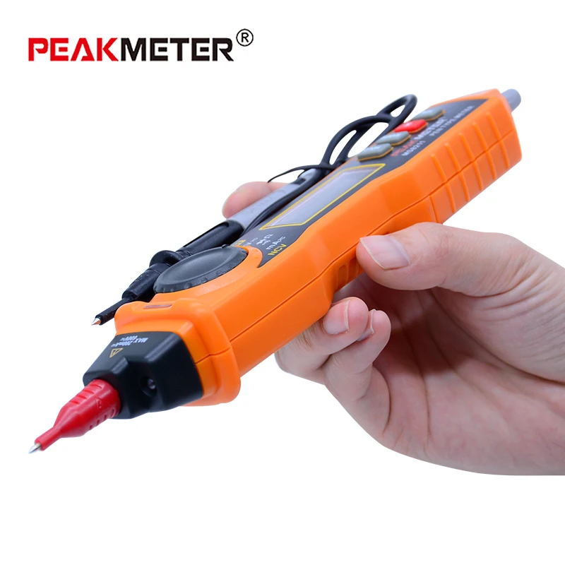 Peakmeter MS8211 цифровой мультиметр с зонд acv/dcv электрический ручной тестер Multitester Цифровая ручка Тип мультиметр