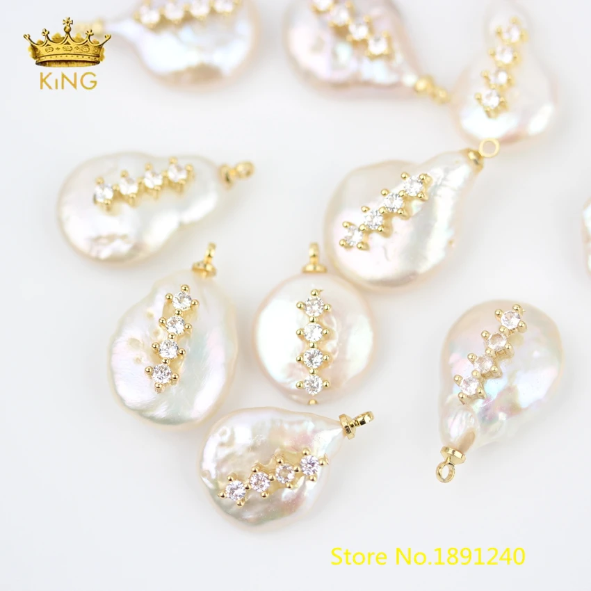10 шт. модные подвески из каплевидного жемчуга Freeform бусины пресноводного с