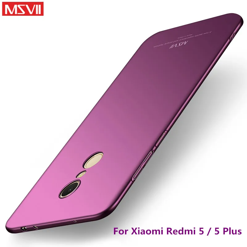 Чехол для xiaomi Redmi 5 pro роскошный Ультратонкий жесткий чехол из поликарбоната plus 2017