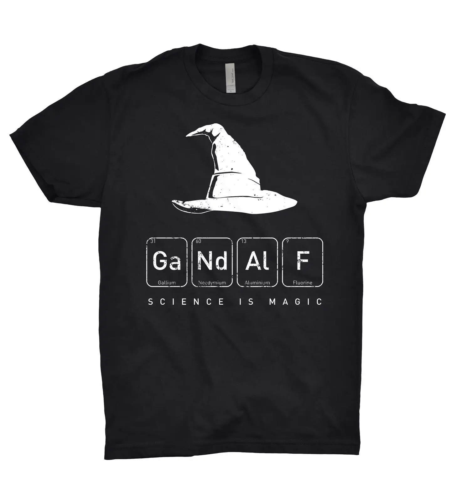 Футболка Gandalf Властелин колец волшебник химия Science You Shal Not Pass 100% хлопок