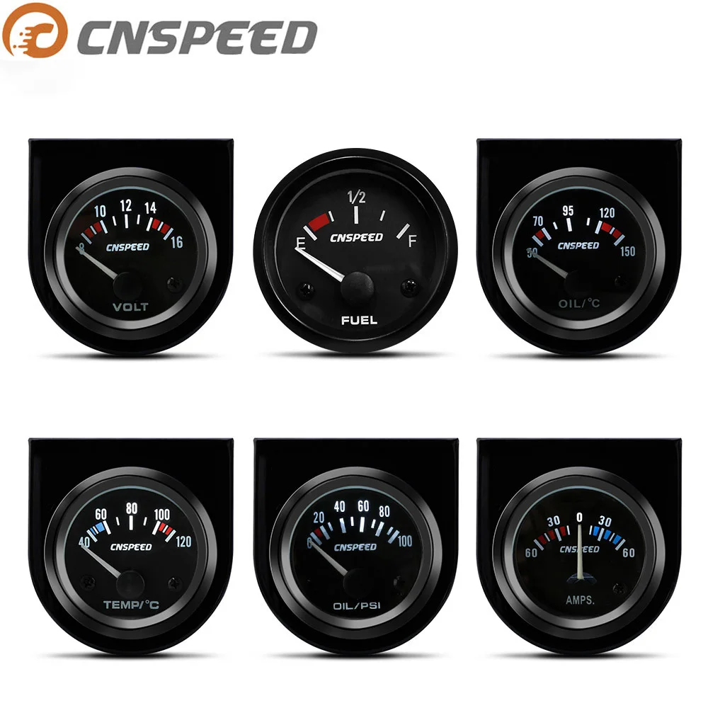Датчик температуры масла CNSPEED 52 мм вольтметр измеритель воды давления и топлива
