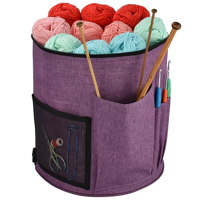 Сумка из шерстяной нити женский набор для шитья Большой Вместительный чехол