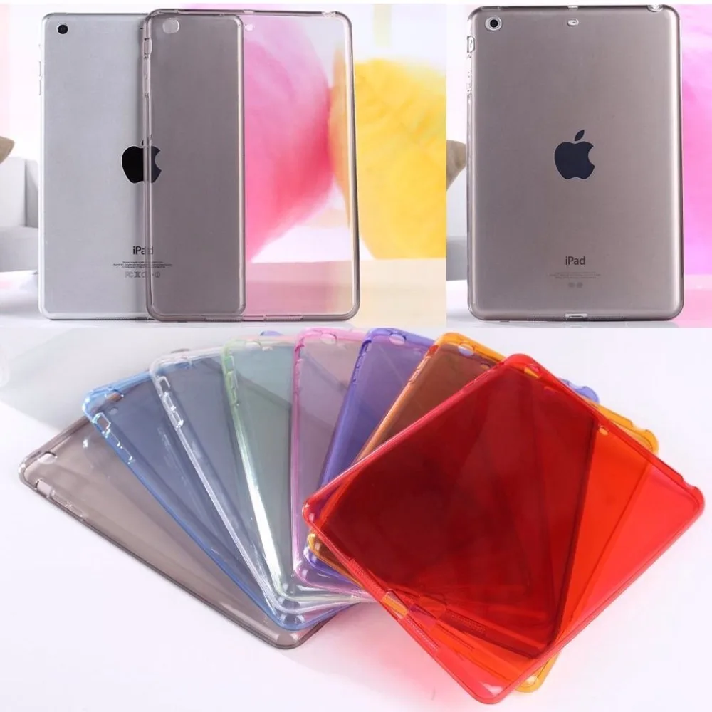 Ультратонкий Прозрачный мягкий силиконовый чехол из ТПУ для ipad mini 1 2 3 Tablet PC|cover for