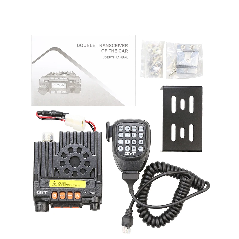 Лучшая цена миниатюрная Автомобильная рация QYT KT 8900 136 174/400 480 МГц Двухдиапазонная