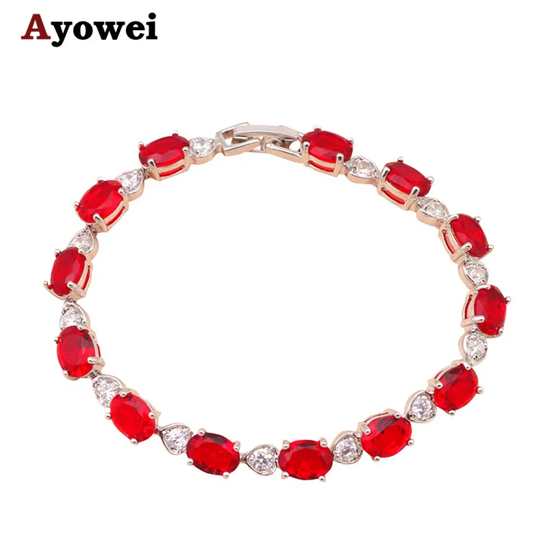 Супер королевский дизайн красные гранатовые накладки серебряные цепи и браслеты