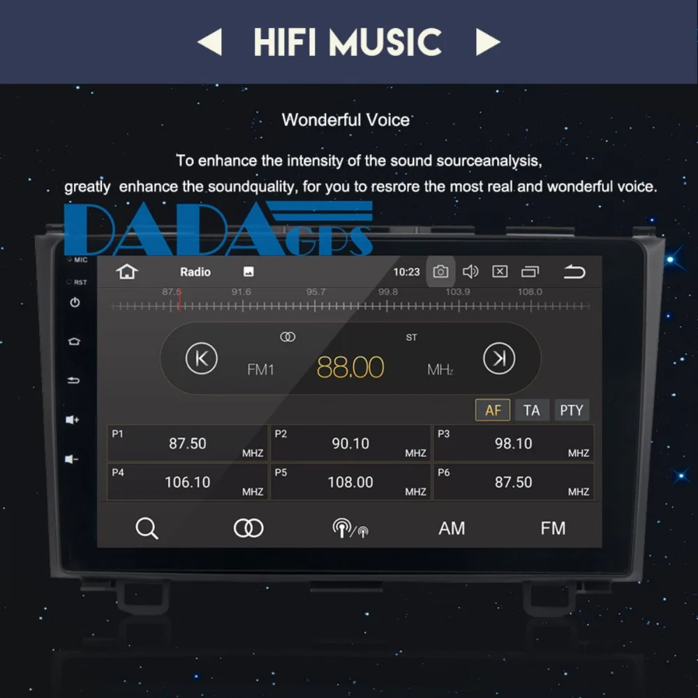 Автомагнитола 2din Android 8 0 7 1 GPS навигация для Honda CRV 2007 2011 аудио стерео без DVD плеера