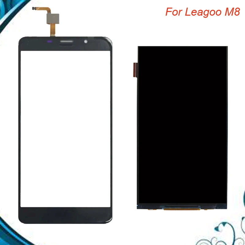 ЖК дисплей для Leagoo M8 экран 5 7 дюйма 100% тачскрин запасные части аксессуары m 8 в