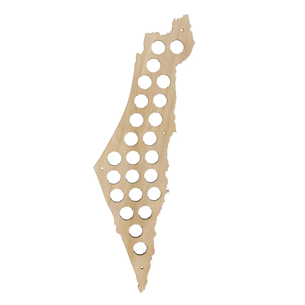 Israel Beer cap карта рождественские подарки пивная Сода бутылка крышка карта патриотическая крышка держатель винная крышка Дисплей украшения дома аксессуары