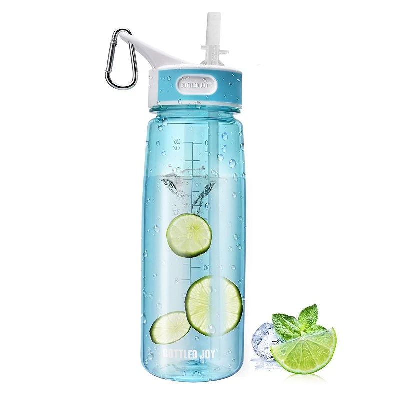 Бутылочки joy drink милые бутылки для воды для детей с соломинкой и ручкой my Tritan bpa бутылка 800 мл