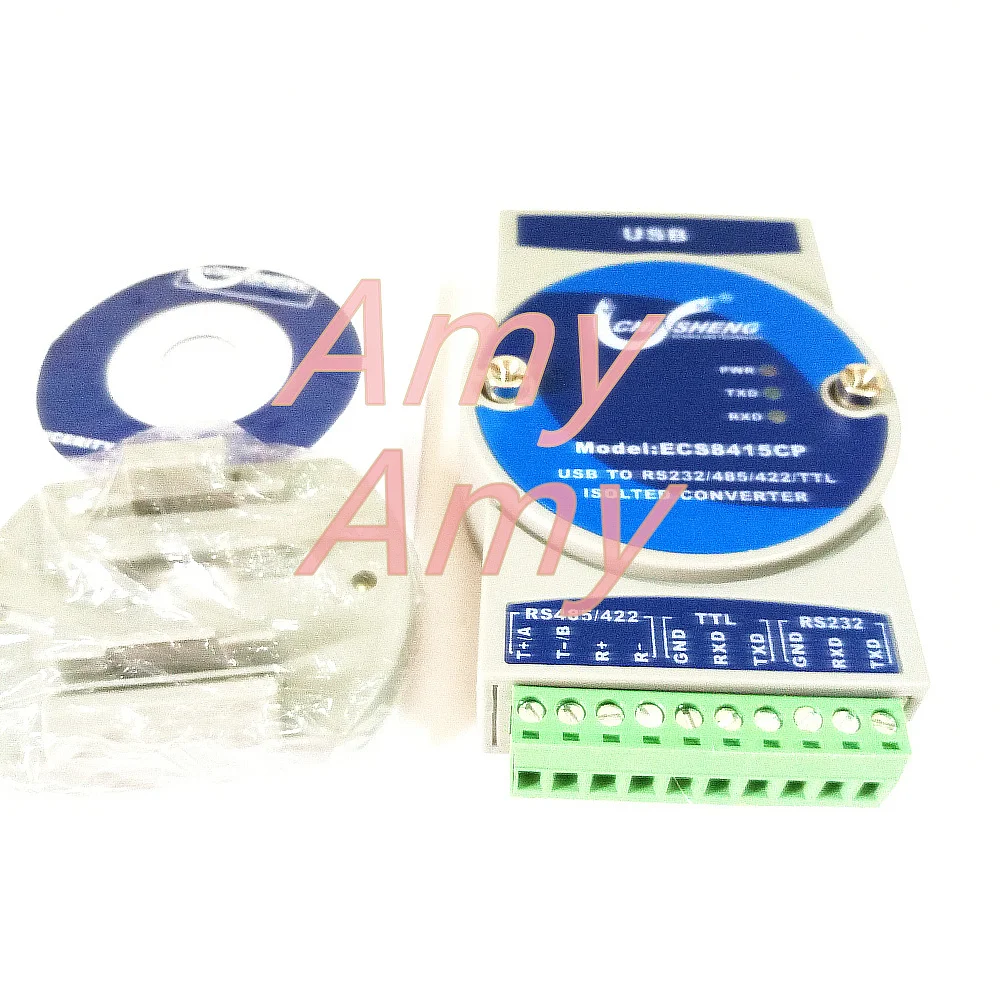 ECS8415CP промышленный класс USB RS232/ 485/422/TTL последовательный порт фотоэлектрическая