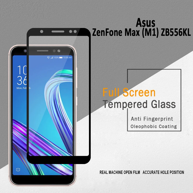 Закаленное 3d-стекло для ASUS ZenFone Max (M1) ZB556KL полноэкранная Защитная пленка |