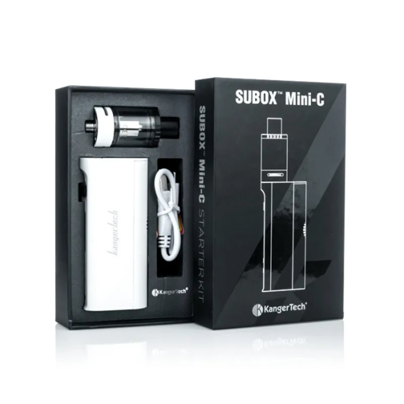 100% оригинал KangerTech Subox мини C Starter Kit 50 Вт KBOX поле Mod vape Protank 5 распылитель SSOCC|Системы