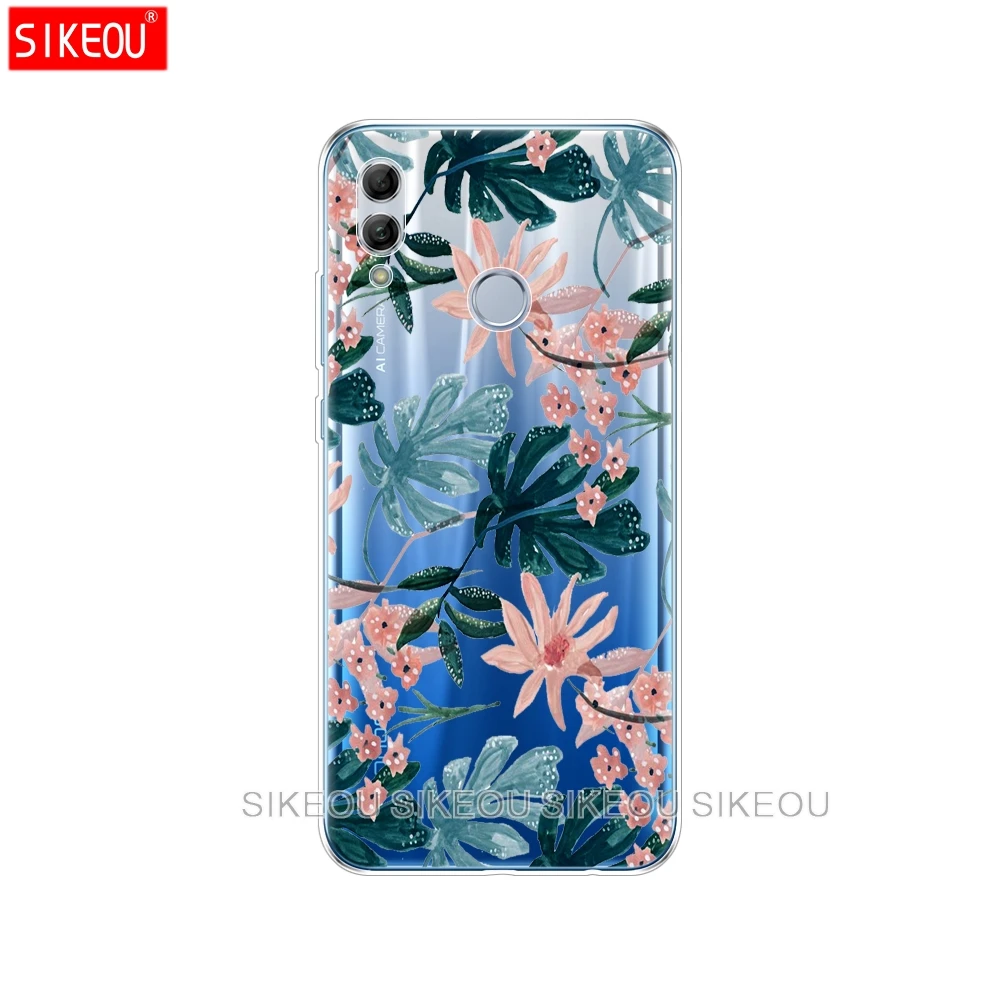 Силиконовый чехол для huawei honor 10 lite, чехол 6,21 дюйма, мягкая задняя крышка для телефона из ТПУ для honor 10 lite, защитный чехол Etui full 360 - Цвет: 61057