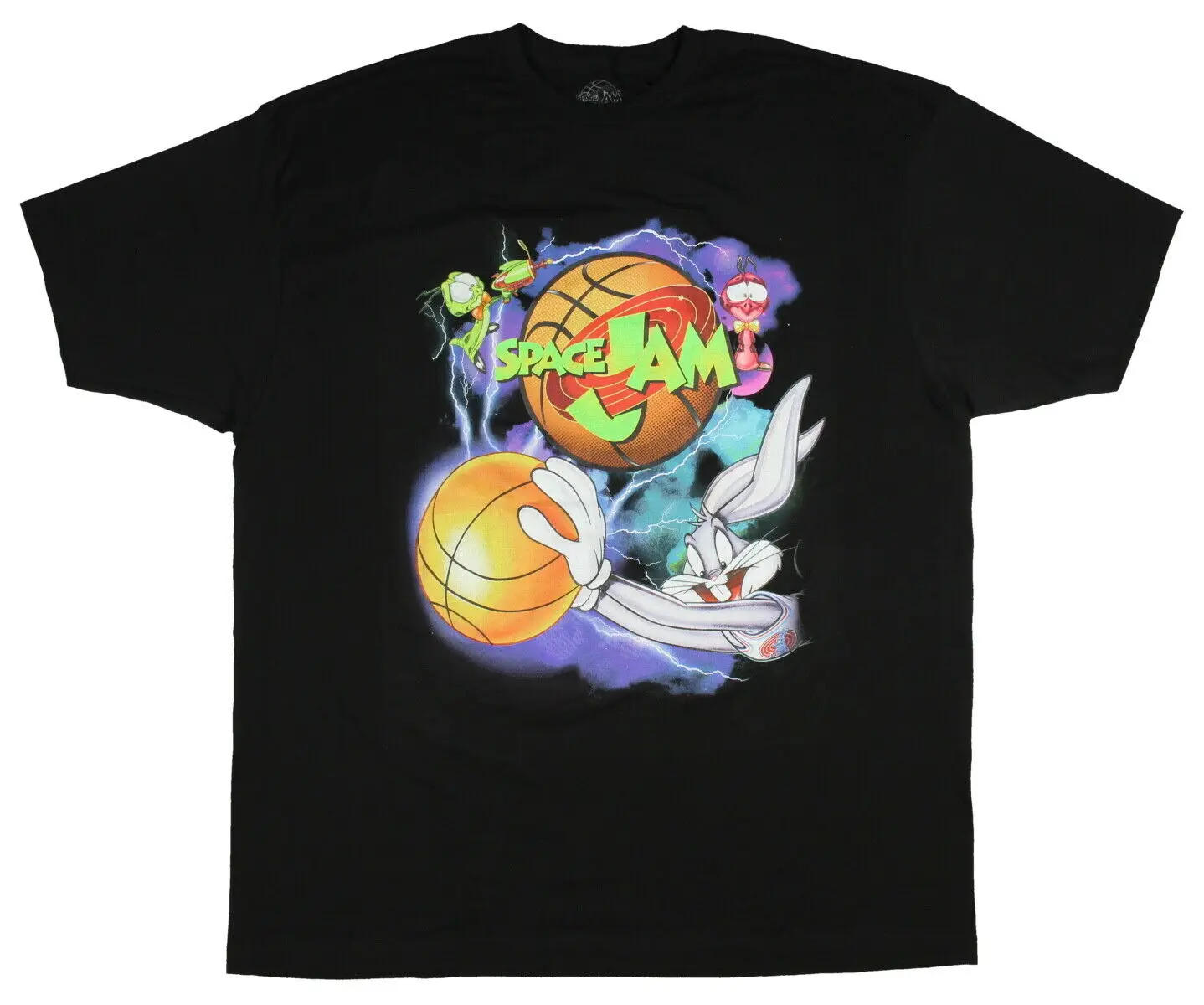 Looney Tunes Space Футболка с принтом джема Мужская футболка багса Банни нердлакса