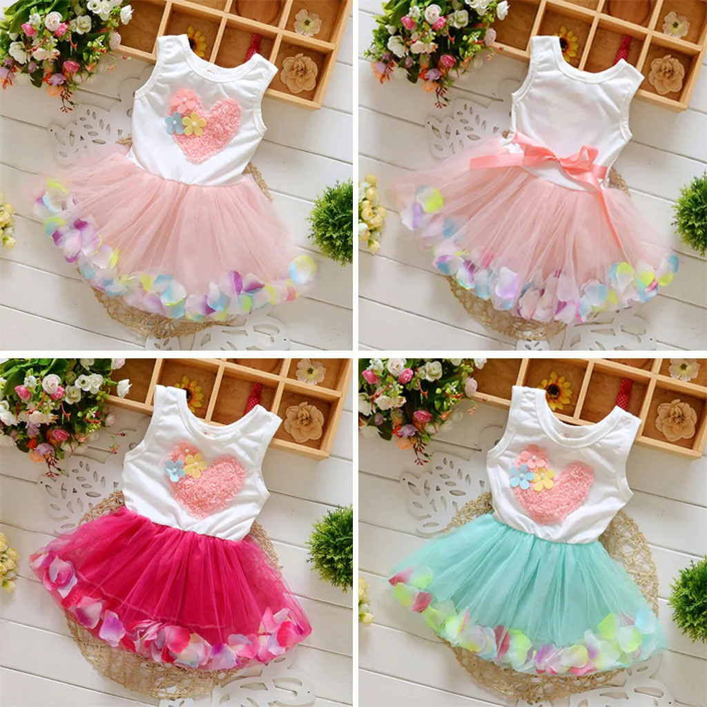 Новинка 2019 года нарядное платье с цветочным узором для девочек детское