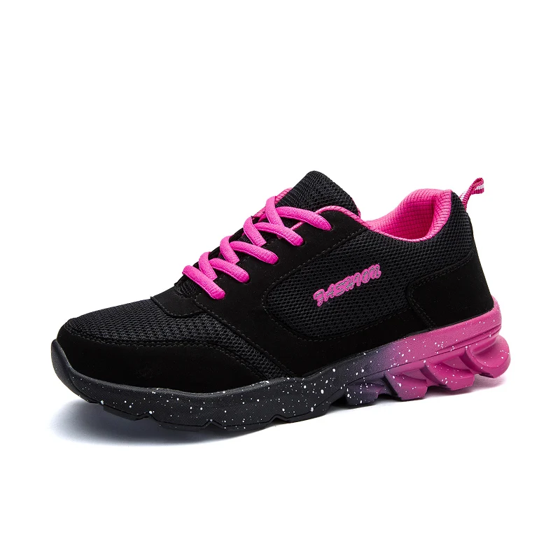 Tenis feminino новые женские легкие мягкие спортивные туфли женские теннисные туфли женские прочные спортивные брендовые кроссовки дешевые - Цвет: Розовый