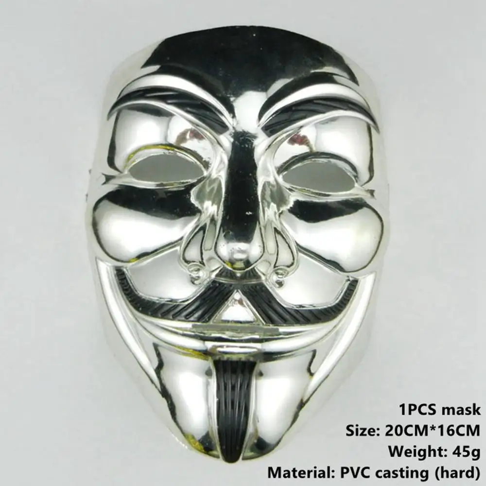 Серебристая золотистая страшная тушь для ресниц Taoup маска Хэллоуина Маска Гая