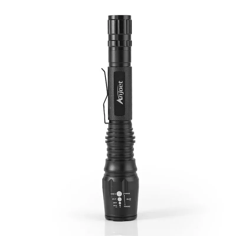 Охотничий фонарь Anjoet с фокусировкой 18650 лм|torch xml t6|flashlight focust6 led zoomable |