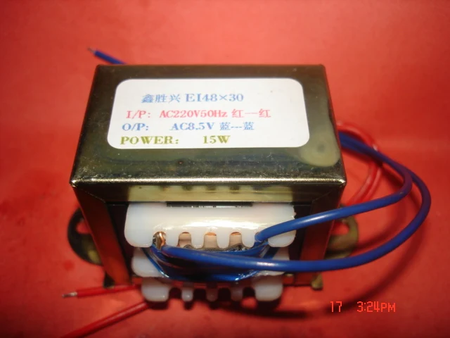 8 5 V 1.75A трансформатор 220V вход 15VA EI48 * 30 микроволновый инструмент для