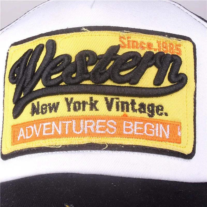 Xthree летняя бейсболка сетчатая Западная вышивка дешевая Кепка кепка для мужчин