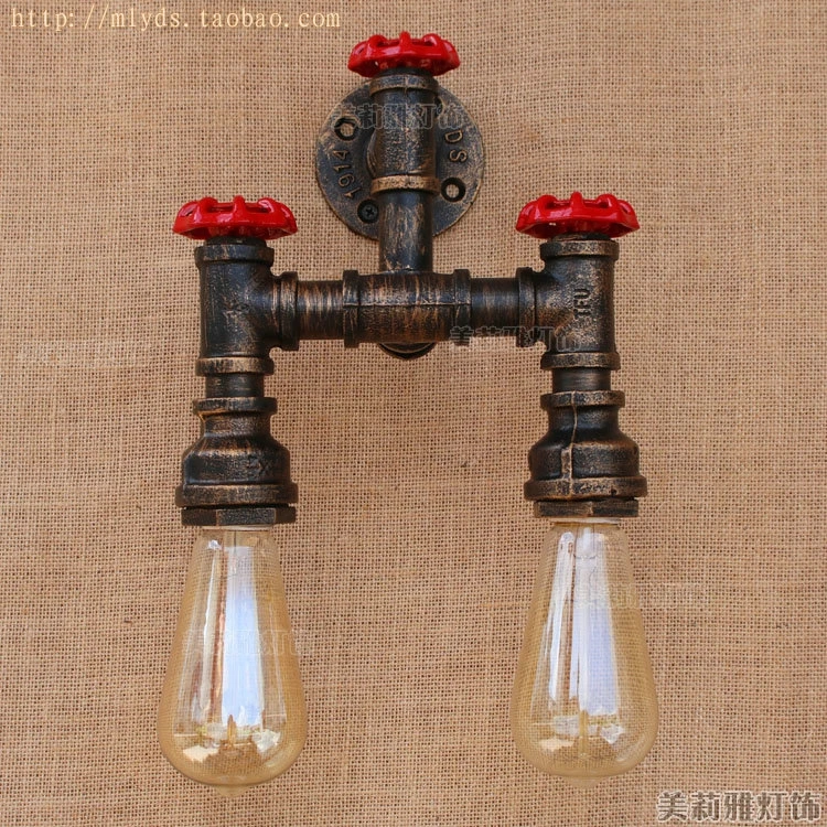 Винтажная настенная лампа в стиле ретро деревенский светильник на водопроводной