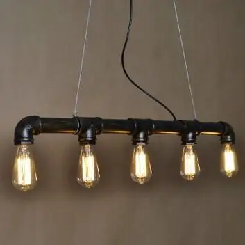 Винтажная водопроводная железная подвеска Droplight Lustre роскошный современный