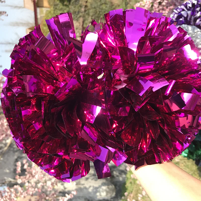 Бесплатная быстрая доставка Pom pom Cheerleader металлические черные Poms 1000*3/4 &quot* 6&quot