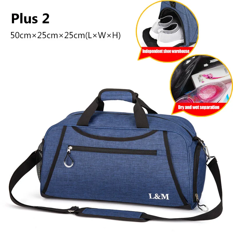 Plus 2 Blue Спортивные сумки для сухого влажного плавания, спортивные сумочки Gymtas, коврик для йоги, сумка для мужчин, для фитнеса, тренировок, занятий спортом, Tas, для путешествий, для улицы, XA617WA - Цвет: Plus 2 Blue