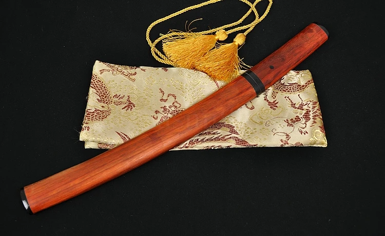Твердый красный деревянный японский самурайский меч ширасая Танто полная Танг