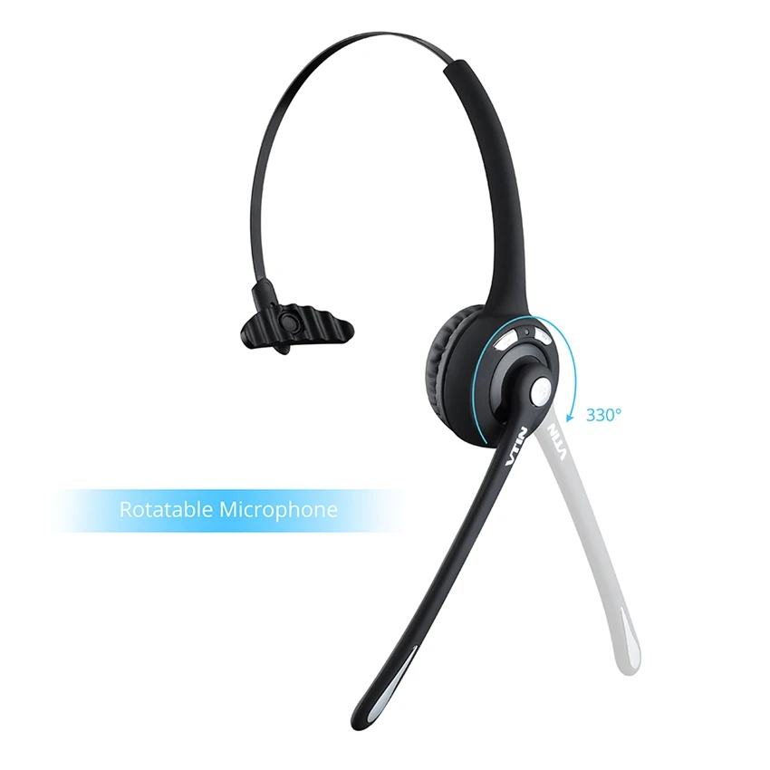 VTIN профессиональные Bluetooth наушники для автомобильного водителя черные Hands Free