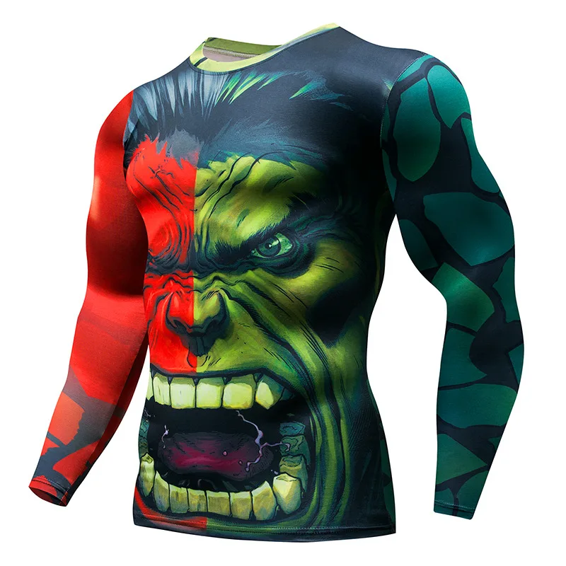 Для мужчин s Compression Running футболка Спорт на открытом воздухе Фитнес Бодибилдинг