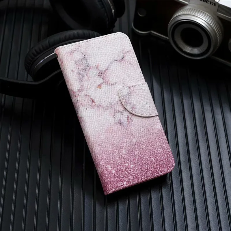 COOLY кожаный бумажник флип чехол для iPod touch 5 6 Чехол для iphone 5S 5 SE 6 6S 7 8 Plus X XR XS Max кошачий лист мрамор чехол для телефона