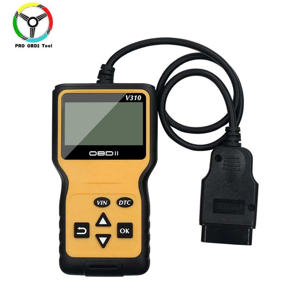 Считыватель кодов ошибок V310 OBD сканер OBDII/EOBD считывание DTC 2 OBD2 автомобильный