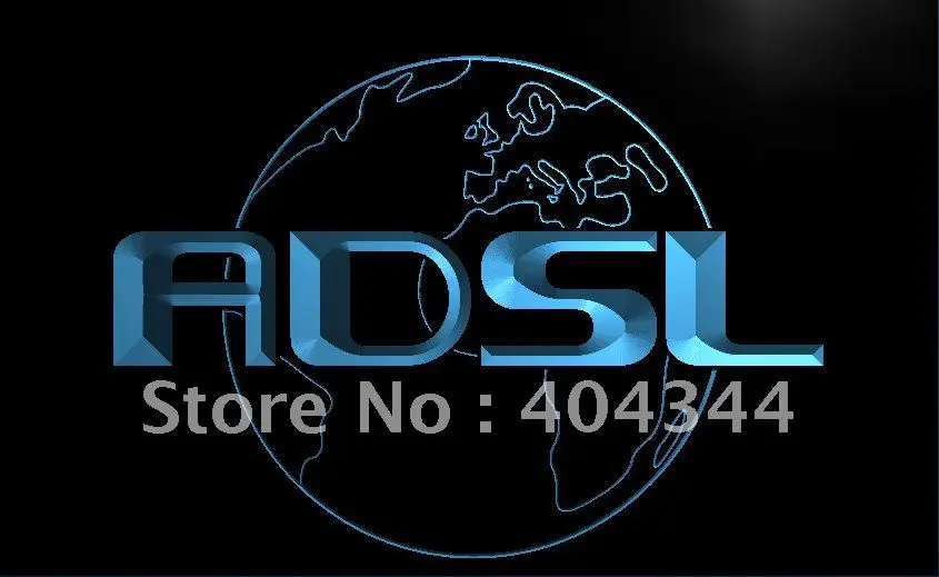 

LB974- ADSL Internet Connection Cafe NR Light Sign
