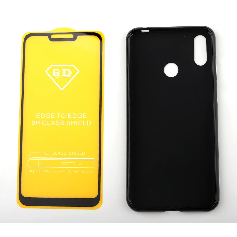 Полностью закаленное стекло ASUS ZenFone Max Pro(M2) ZB633KL, 6,3 дюймов, полное Защитное стекло для ASUS, чехол+ полный экран
