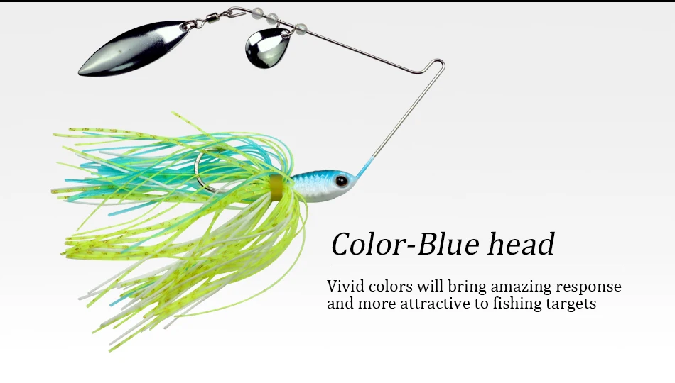 1 шт. Спиннербейт Jig Head 14g 1/2oz Металлические блесны рыболовные приманки ложка блестками Спиннербейт Leurre для рыбалки