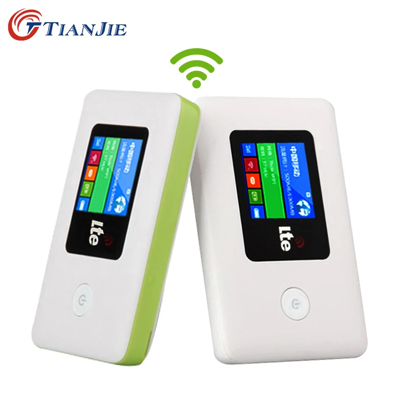 TIANJIE 4G wifi роутер мобильный wifi LTE EDGE HSPA GPRS GSM дорожный партнер беспроводной карманный Мобильный Wi-Fi роутер со слотом для sim-карты