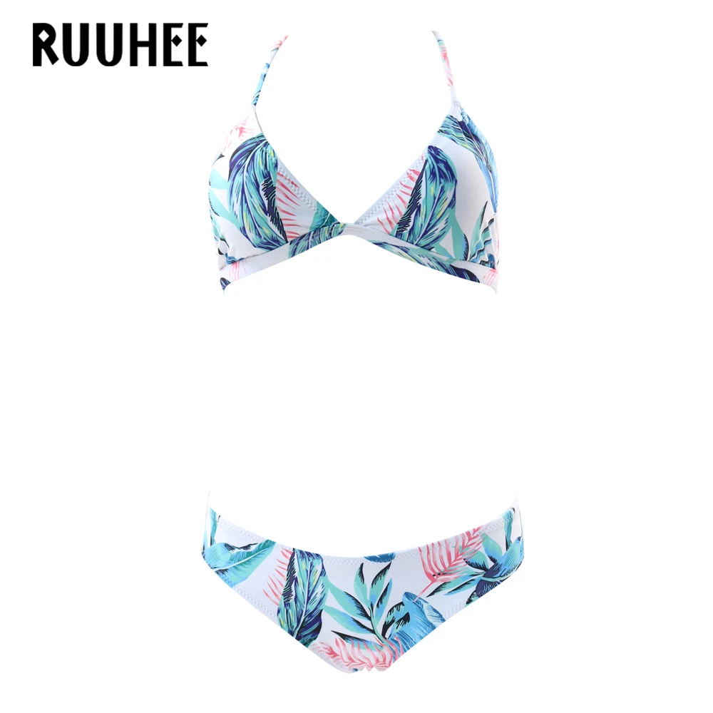 Ruuhee 2017 сексуальное бикини Для женщин Купальник Push Up Купальники для малышек