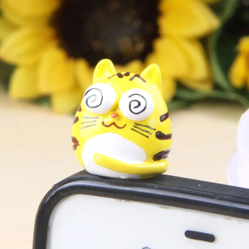 Случайный 3 цвета 2 5 см торчащие глаза кривая шея Meow Star мм универсальный мобильный