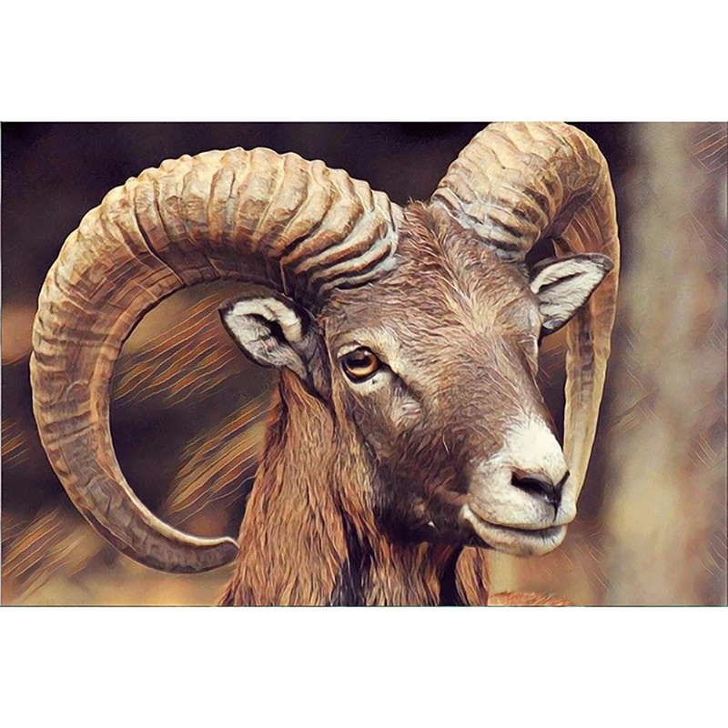 

Resin Diamond Embroidery Sheep DIY Mosaic Diamond Painting Animals Decoration Home Full Square Round Dril